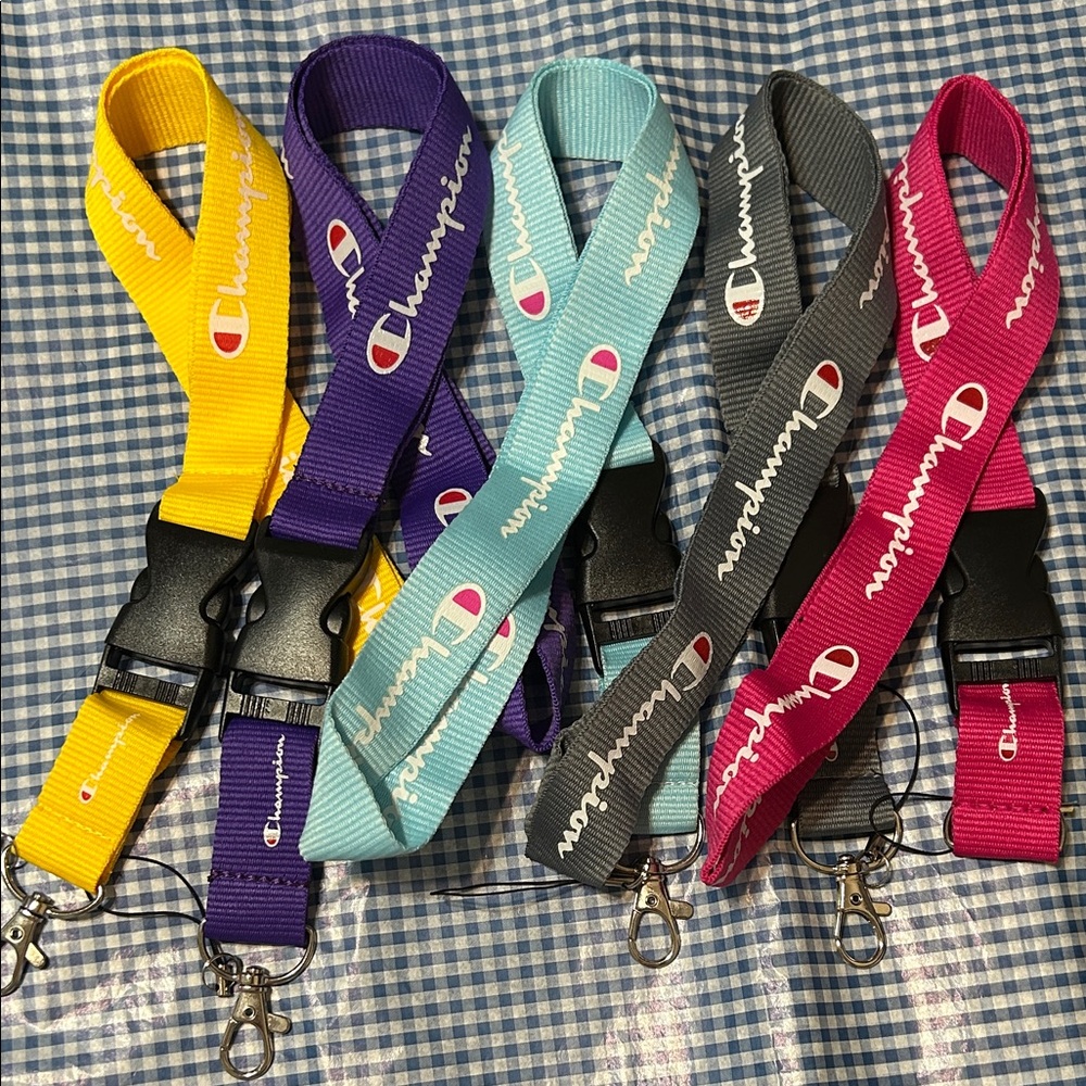 5 Champion Colorful Lanyard Collection